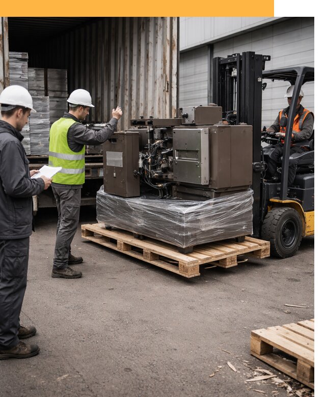 Доставка промышленного оборудования из Европы от 45833