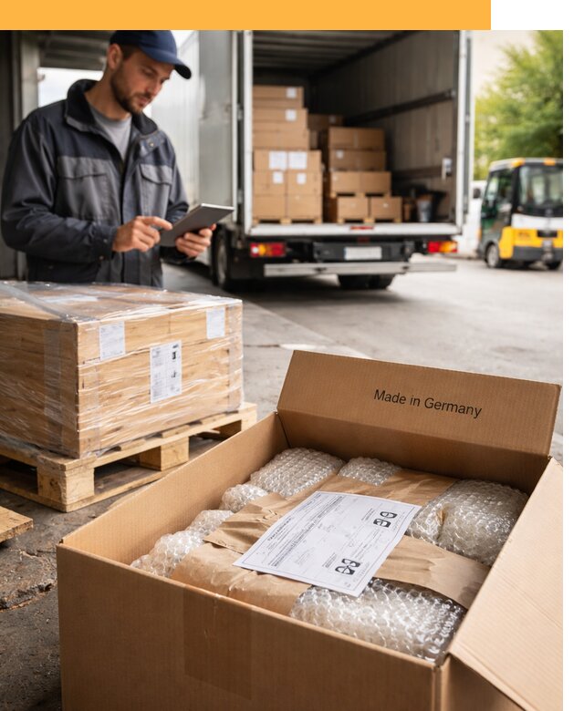 Доставка грузов из Германии от 45833 руб с таможенным оформлением
