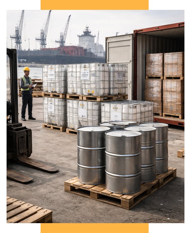 Доставка химического сырья из Индии от 254625 р. | СетСервис-Злв