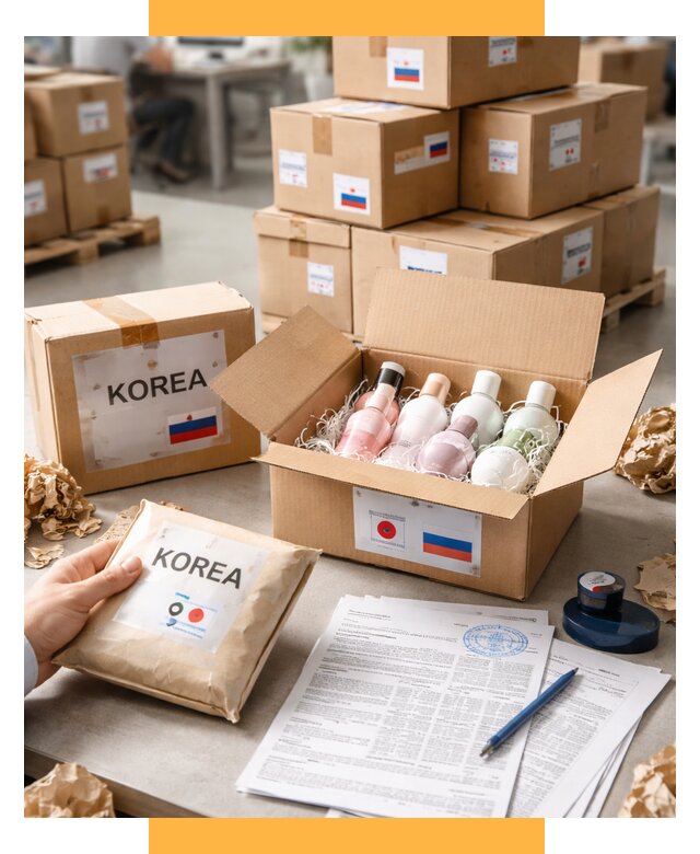 Доставка косметики из Кореи от 8657 р. под ключ | СетСервис-Злв