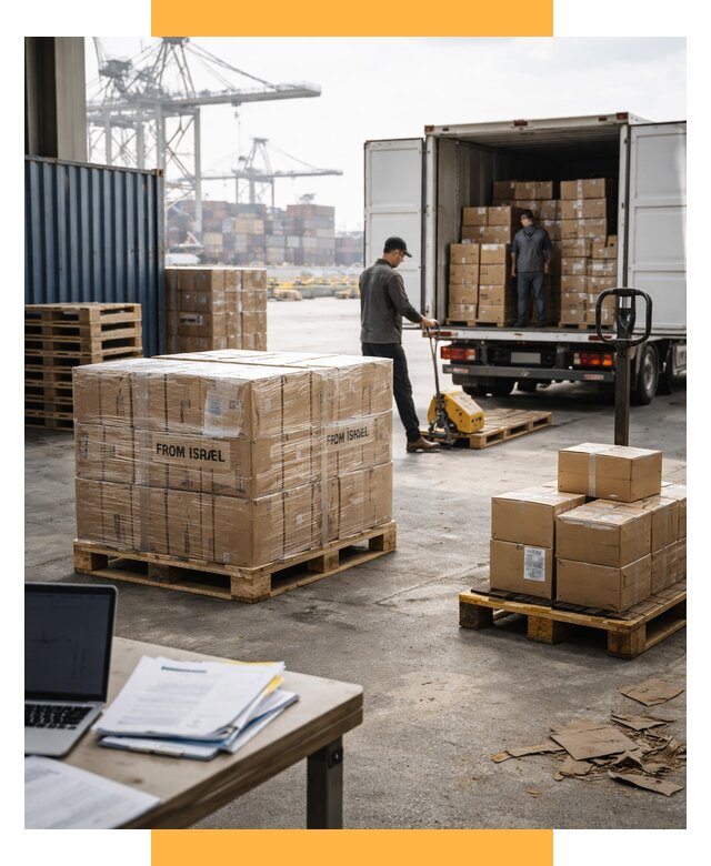 Доставка грузов из Израиля от 15278 р., логистика от СетСервис-Злв