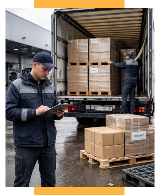Доставка грузов из Беларуси от 15278 р. логистика СетСервис-Злв