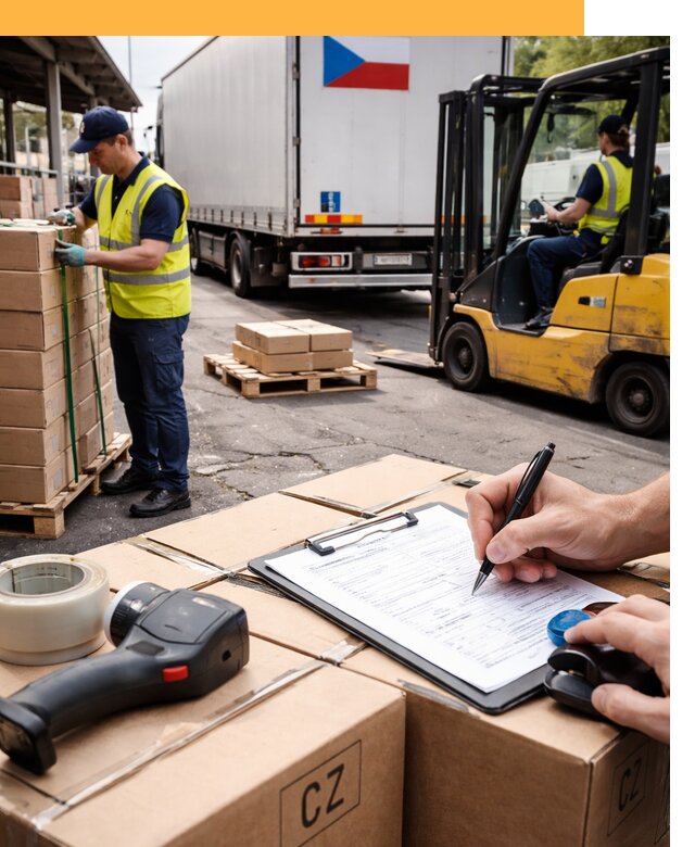 Доставка грузов в Чехию от 35648 руб, международные перевозки