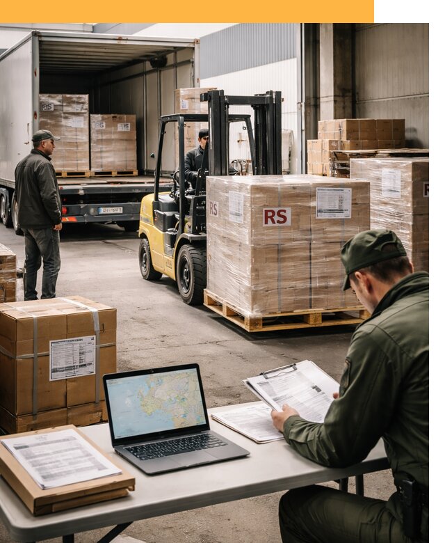 Доставка грузов в Сербию от 45833 руб, международные перевозки