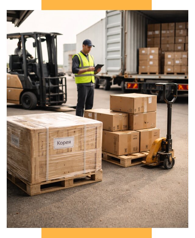Доставка грузов в Корею из России от 35648 р. | СетСервис-Злв