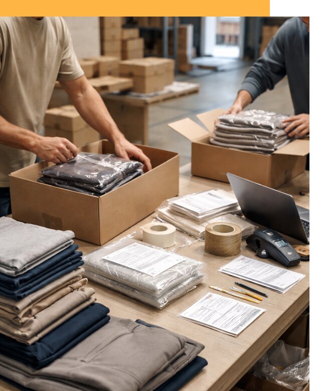 Перевозка одежды по миру от 7639 руб. с таможенным оформлением