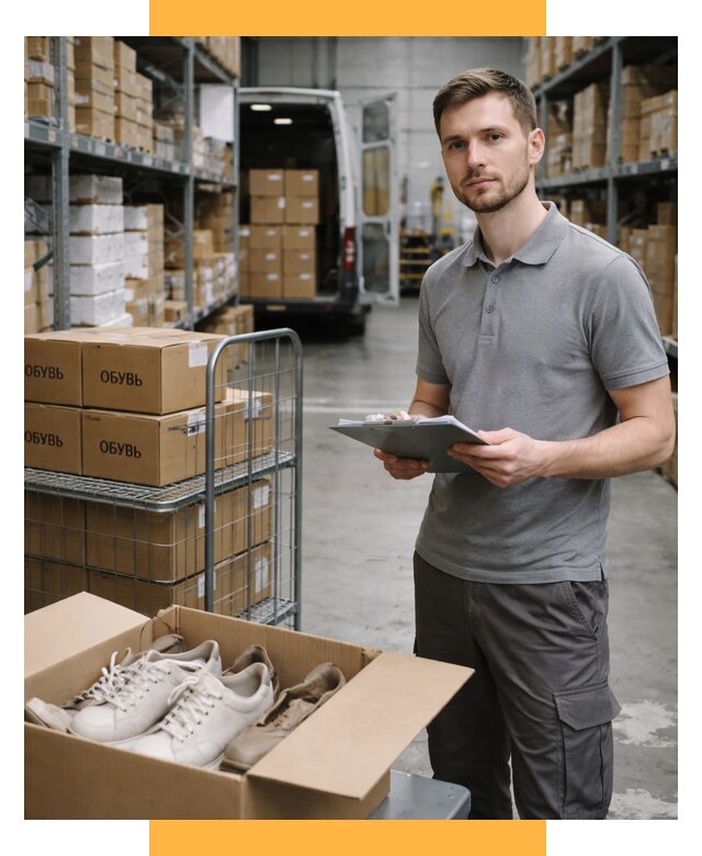 Доставка обуви из Китая и Турции от 4583 р. СетСервис-Злв