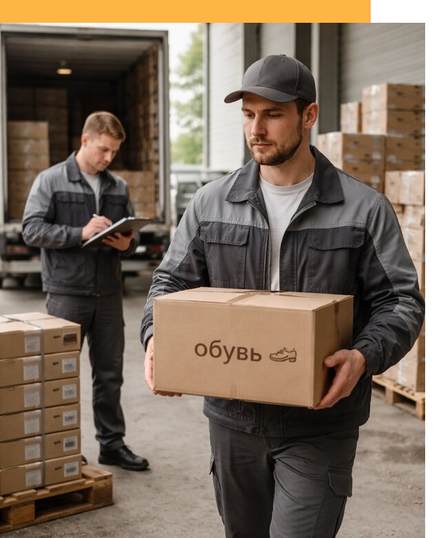 Международная перевозка обуви с таможенным оформлением от 4583